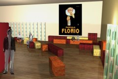 PROGETTO PER LA SALA ACCOGLIENZA DELLE CANTINE FLORIO