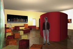 PROGETTO PER LA SALA ACCOGLIENZA DELLE CANTINE FLORIO