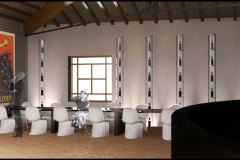 PROGETTO PER LA SALA DEGUSTAZIONE DELLE CANTINE FLORIO